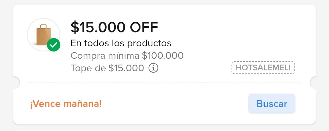 Nuevo cupon de MercadoLibre

Usalo acá 👇 
mercadolibre.com.ar/social/retroga…