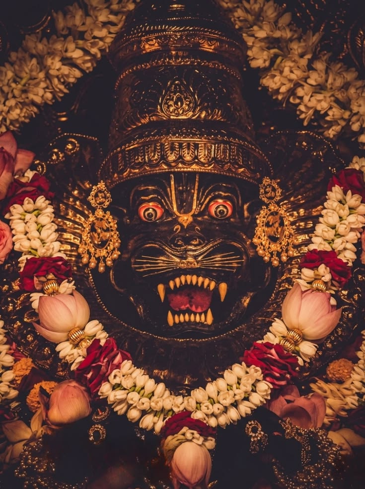 iamaatishkotra's tweet photo. The divine ferocity that shields the faithful. Finding peace in His power. 

Jai narsimha 🖤 https://t.co/brZWiFyxyZ