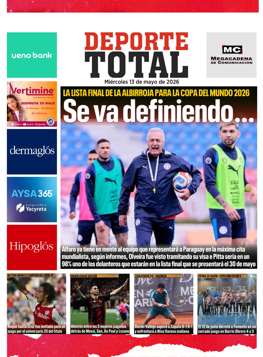 Deporte Total 📻⚽️🇵🇾 tweet media