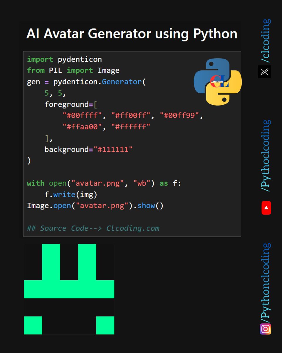 Python Coding tweet media