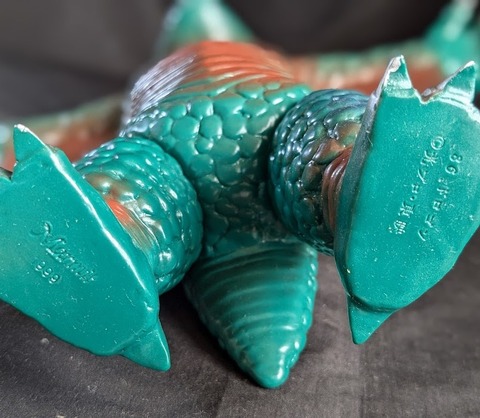 □忍者怪獣ドロゴン 高24/幅22（cm） マーミット製 ビニールパラダイス