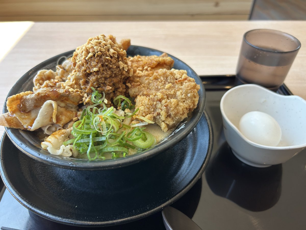 はなまるうどんのデカい担々麺食ってきた
普通に余裕だった