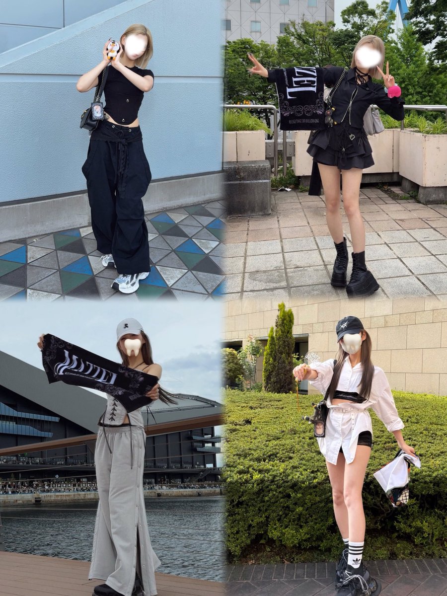 も*ん様 ティオン着用 メビウス討伐コーデ 3〜4月オタク参戦服😸💋 ホビ垢系統が信じられないくらい似合わない