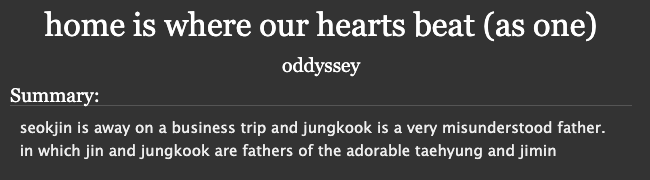 jinkook fics & aus tweet media