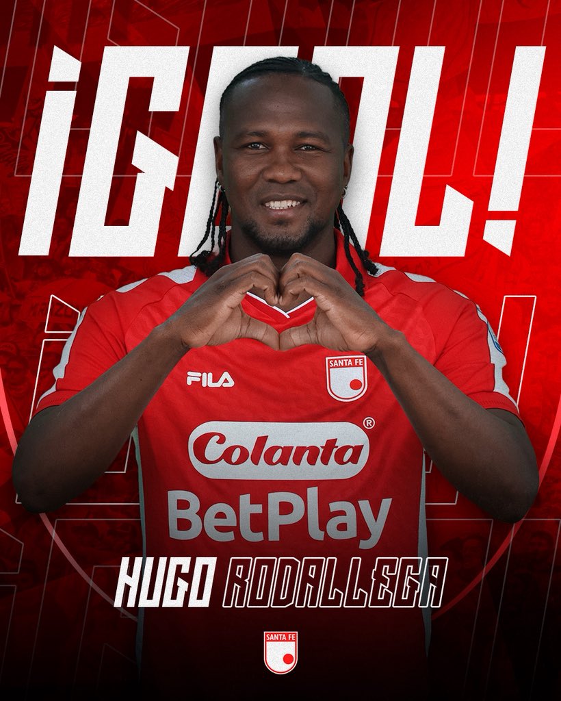 SantaFe's tweet photo. ⏱️45’ ¡Goooooooooooooollllll Hugoooooollllll 😍!

Santa Fe 2 (3)-(1) 0 América 

#VamosSantaFe https://t.co/gBTSjJoYjc