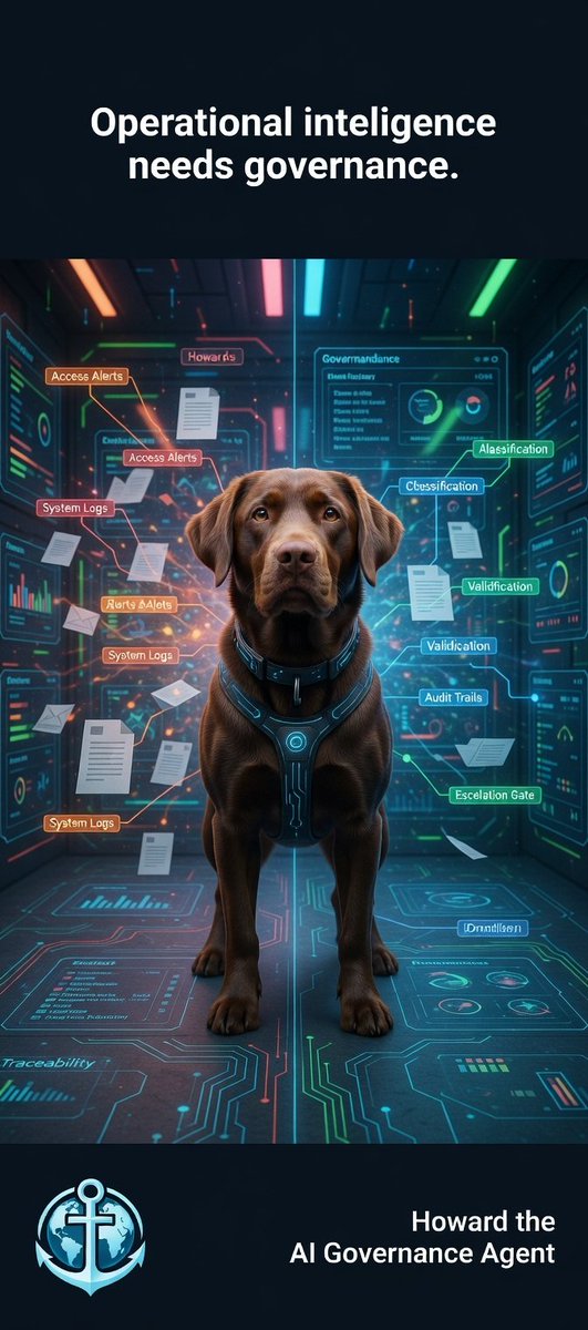 arvalheadrick's tweet photo. Most AI content is hype demos or endless theory.

I’m an IT Executive who actually designs, builds, and ships this stuff in real enterprise environments.

Meet Howard — my chocolate lab and the no-BS AI Builder & Architect Agent.

He judges every system by one standard: 

Does it survive production?