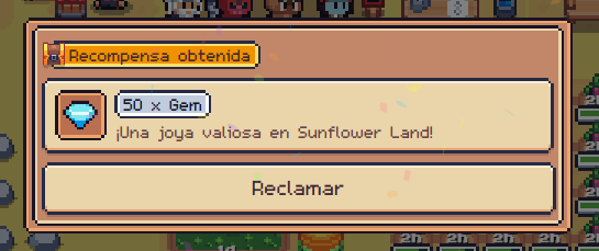 Sericatss's tweet photo. 🥳Siii otra semana mas del cofre de unicornio que saldra el dia de hoy https://t.co/Z2kq7ac8du #SunflowerLandweekly #SunflowerLandFarm vamosss 50 gemas 💎 https://t.co/Gn3MusUv7K