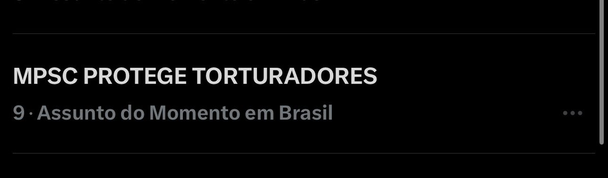 kaarolzx's tweet photo. A frase MPSC PROTEGE TORTURADORES entrou no top 9 assuntos mais comentados do país depois do arquivamento do caso Orelha.

Agora é hora de nós mostrarmos nossa força pra pegar esse top 3

📍COMENTEM 40 VEZES NESSE POST:

MPSC PROTEGE TORTURADORES

Vamos mostrar pra eles que ainda não acabou 🔥