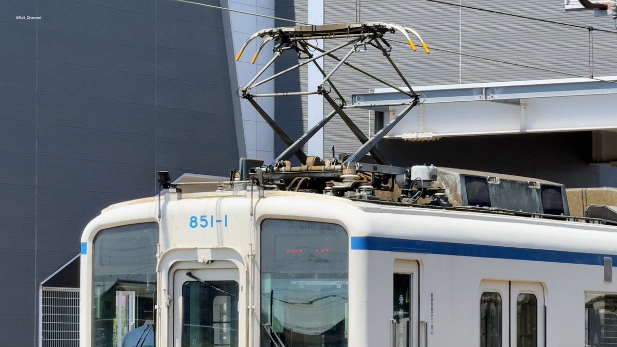 Rail_Channel's tweet photo. 2026.5.13  #851F 廃車回送。#10000型 #10030型 2コテ運用増に伴う廃車。前パン850型の残りは #853F と #855F のみに

#伊勢崎線 https://t.co/k6dl9tr2AT