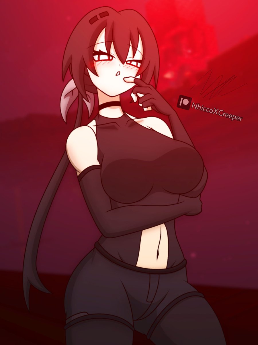 NXC4000's tweet photo. [CHECK OUT &amp; SUPPORT NXC PATREON]
https://t.co/e7QvebSg4t
Wither Skully-Girl Finds You Wandering

#NhiccoXCreeper #Patreon #Anime #MinecraftAnime #WitherSkullyGirl https://t.co/TfCwJ395WK