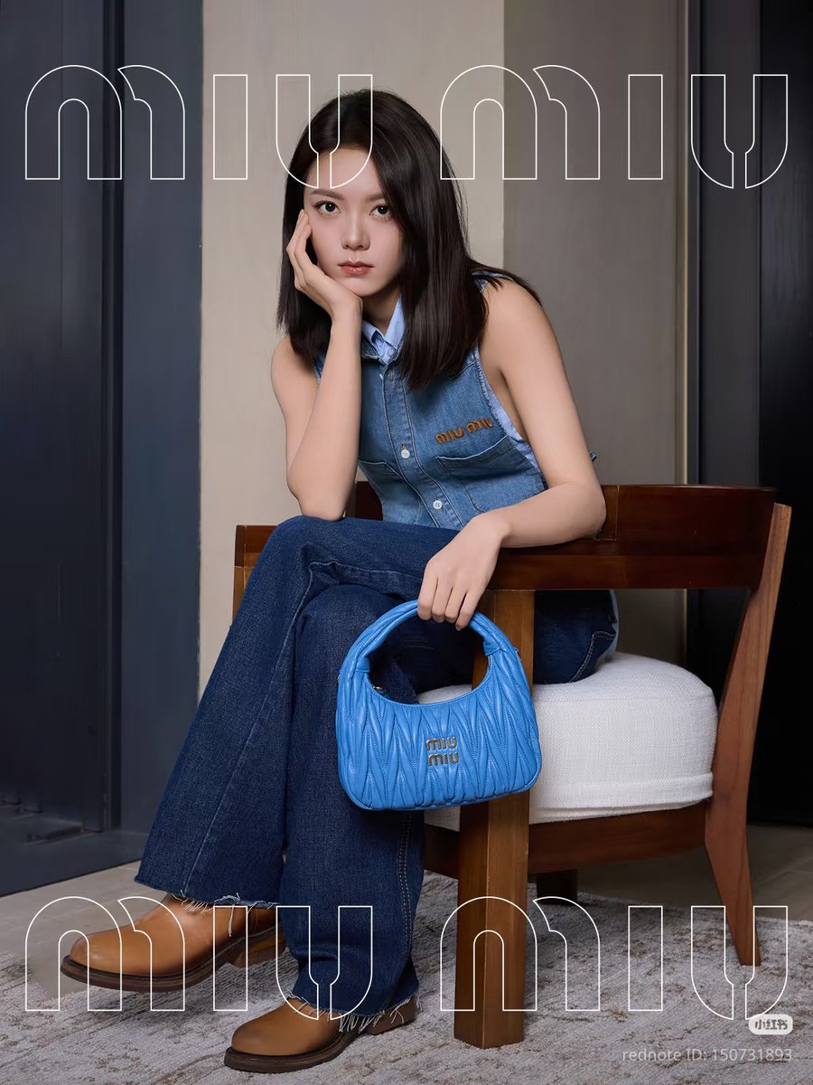 Zhaojinmai 樣専用 miu x #angelzhao #zhaojinmai赵今麦🌾 miumiu トップス