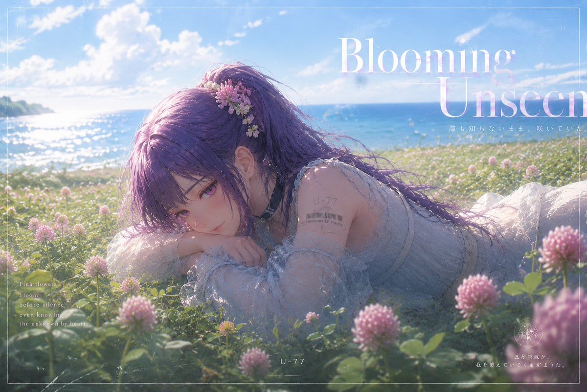 U77_Official's tweet photo. 平和ってなんだろう？
小さな幸せを眺めること？

What if peace is simply
learning to notice small moments of happiness?

#U77 #BloomingUnseen #dubstep #EDM https://t.co/ttZAqRNaSO
