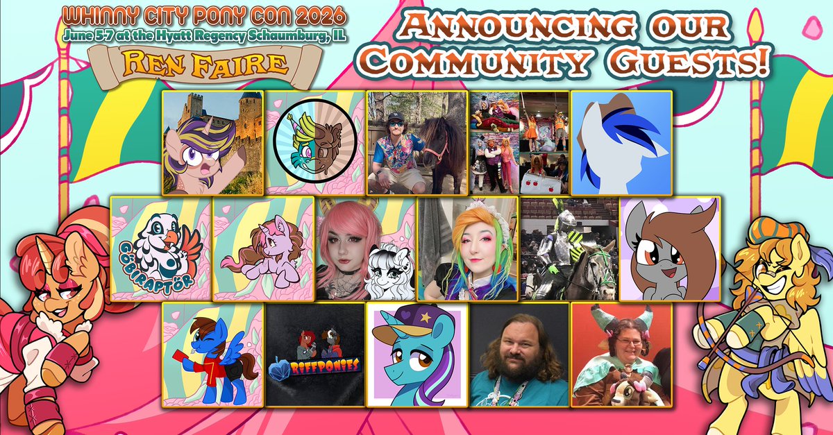 Whinny City Pony Con tweet media