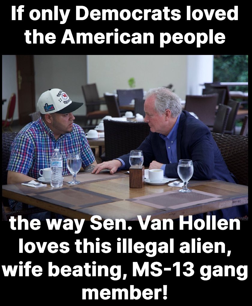KevinWyoming2's tweet photo. @ChrisVanHollen https://t.co/U0shCPTpik
