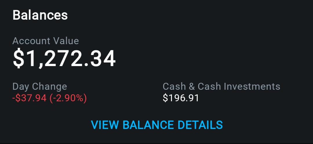 thefoeslayer's tweet photo. Down -$37.94 https://t.co/UHod22DsD8