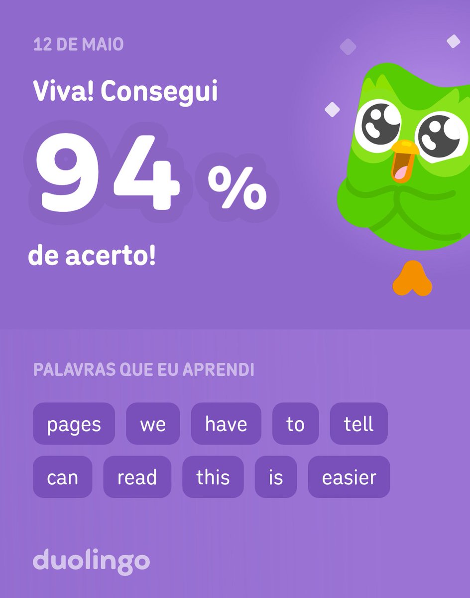JorgeIran's tweet photo. Estou aprendendo inglês no Duolingo! É grátis, divertido e eficaz. https://t.co/HbOo0vgGbF