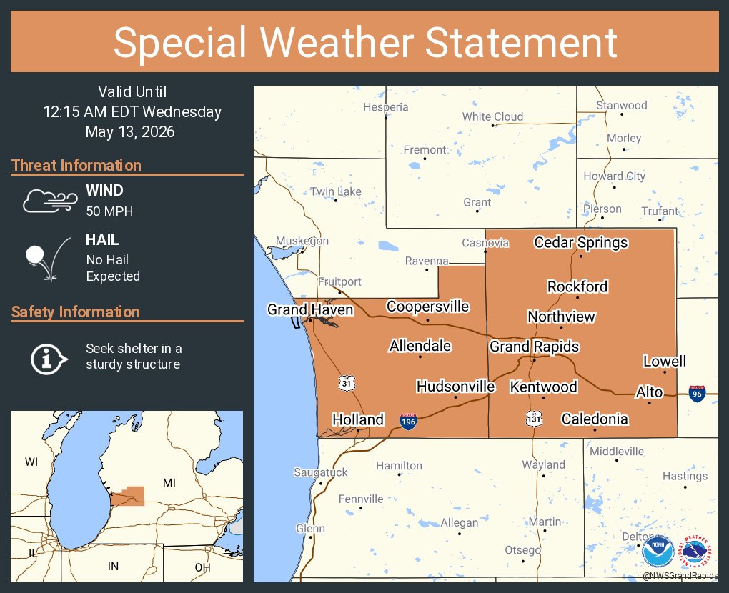 NWS Grand Rapids tweet media