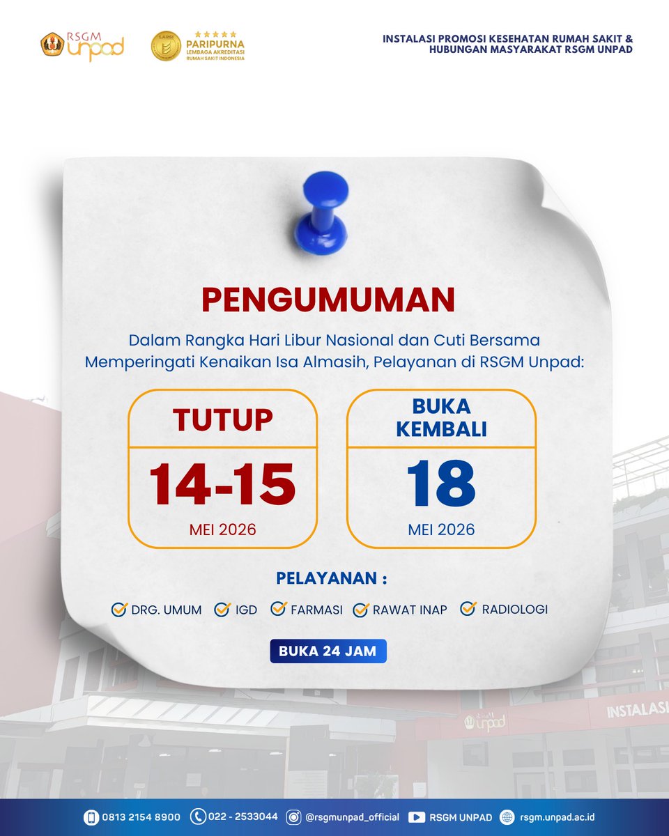 Rumah Sakit Gigi dan Mulut Universitas Padjadjaran tweet media