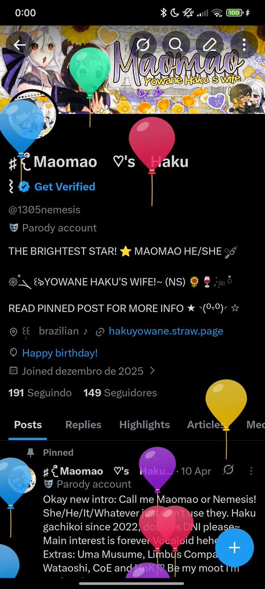 ♯ 𐔌ᩧ Maomao ♡'s Haku ⌇ tweet media