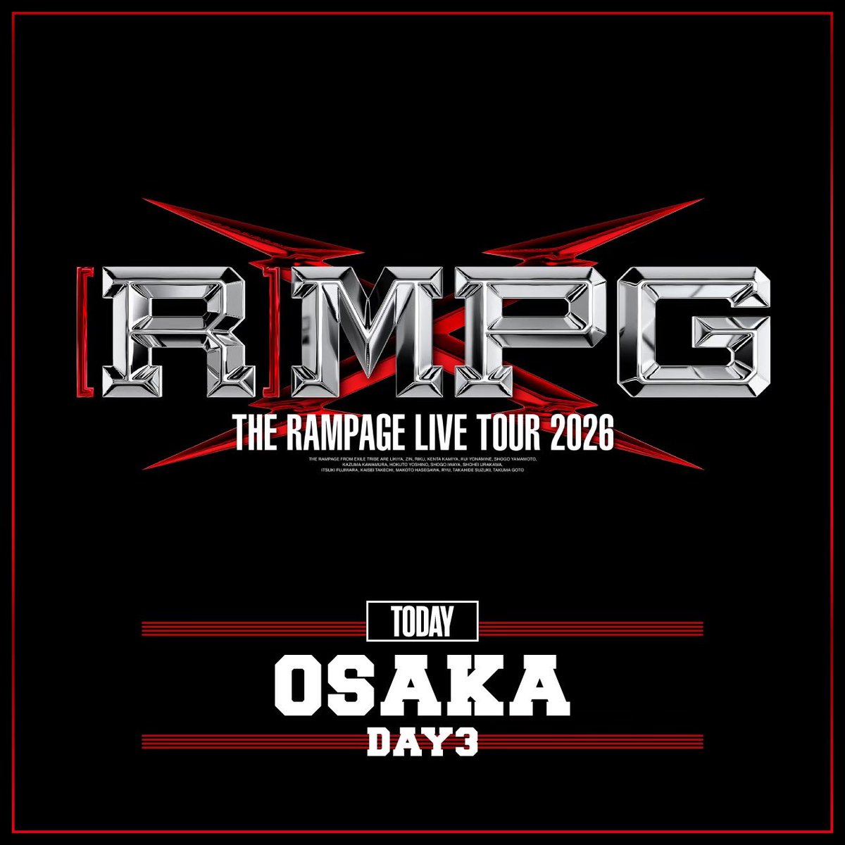 THE RAMPAGE OFFICIAL tweet media