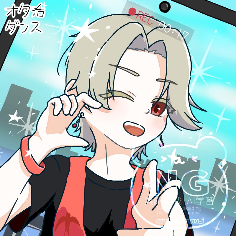 ranv_i's tweet photo. 企画にご協力ありがとうございます✨
お題｢オタ活｣｢ダンス｣
 #イラスト https://t.co/kA7XuzSIqi