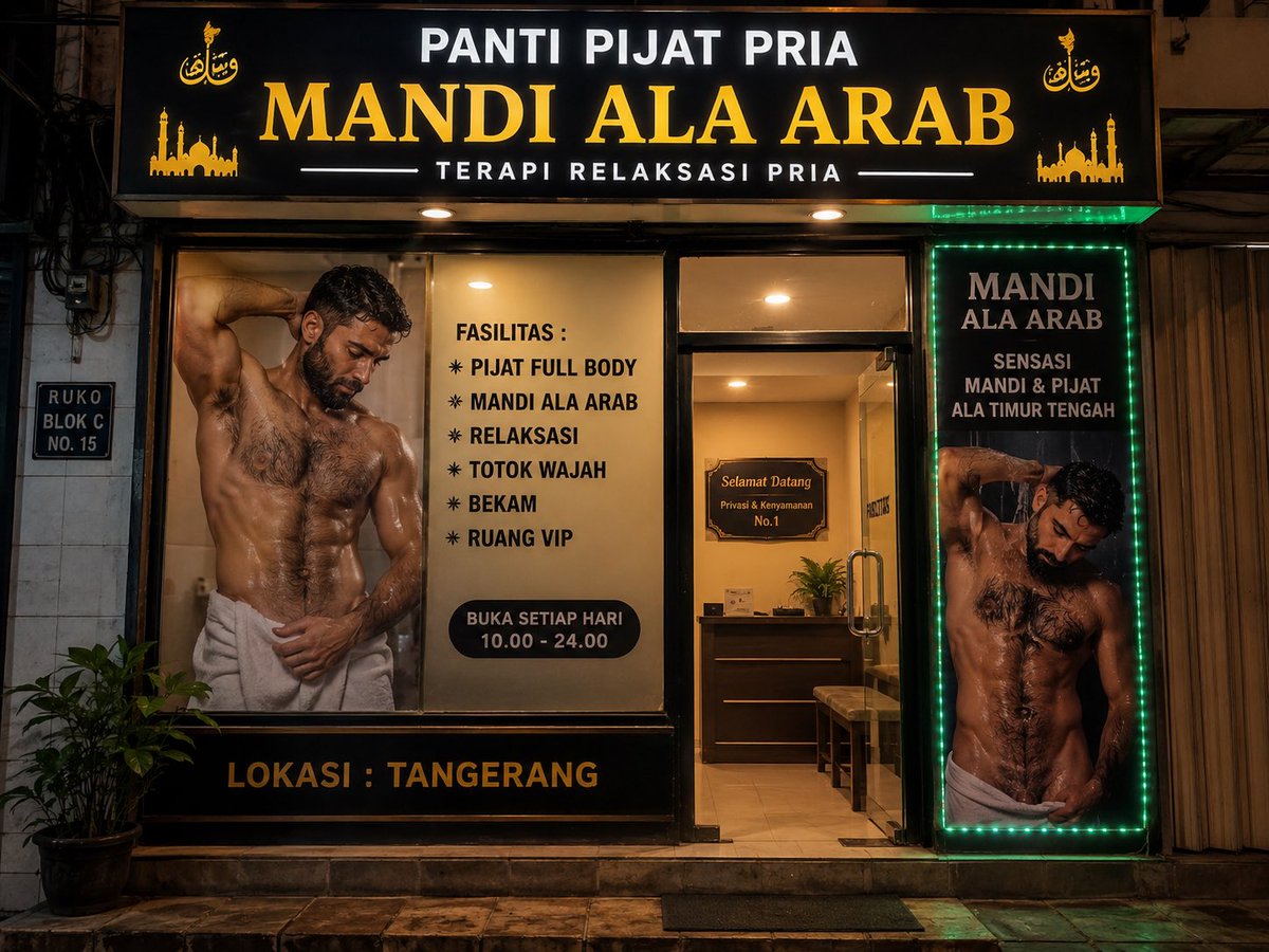 Musclebottom87's tweet photo. Ini tangerang nya dimana yah? Ada yang pernah kesini gak, pengen sih mandi ala arab https://t.co/PySqzx1sar