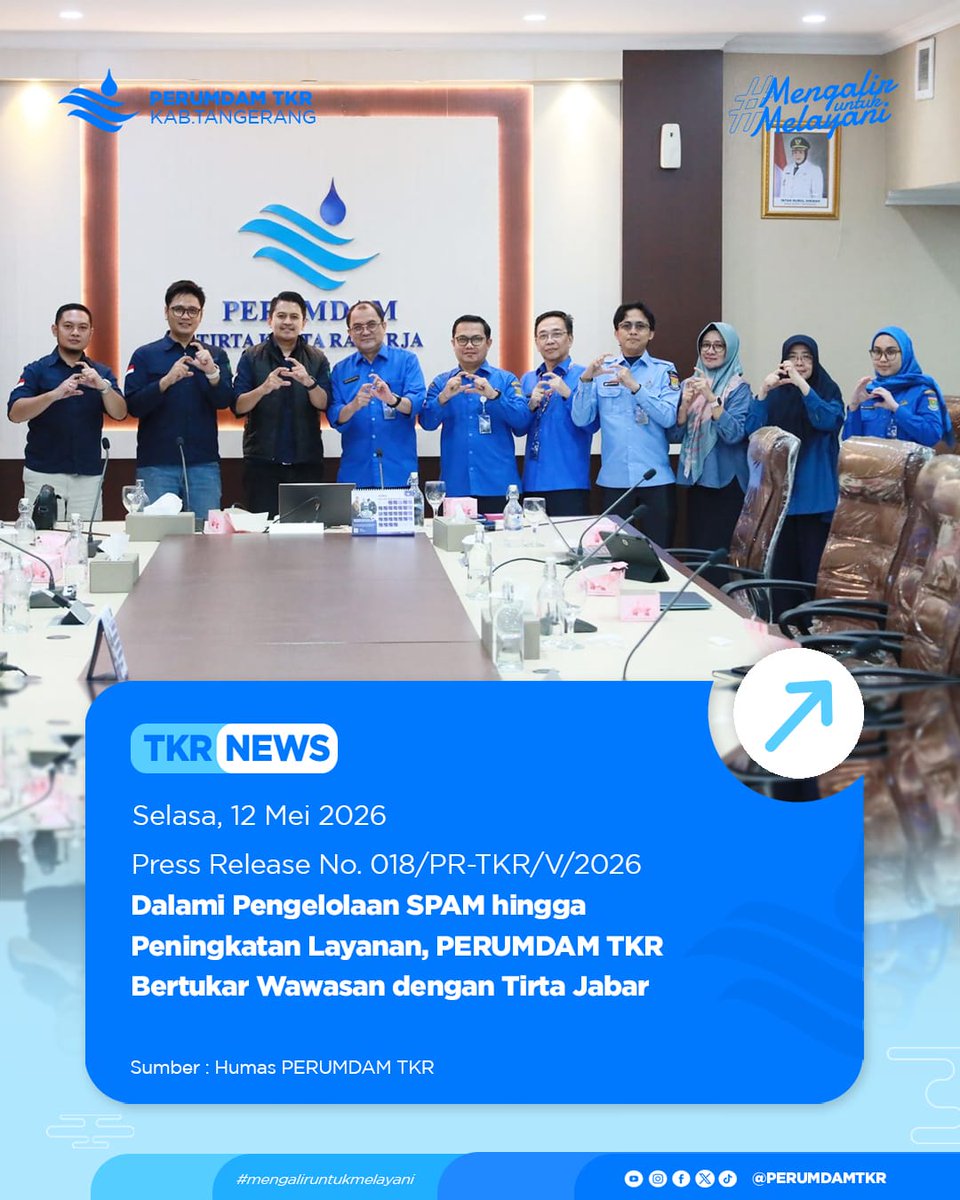 PERUMDAM Tirta Kerta Raharja Kabupaten Tangerang tweet media