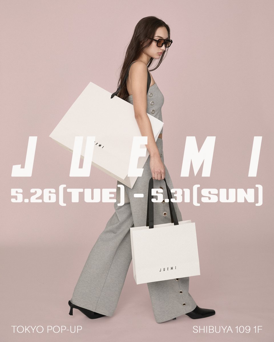 juemi 銀座POPUP限定スウェット ⌖ﾟ🩶JUEMI TOKYO POPUP🩶*˖⌖ﾟ / 