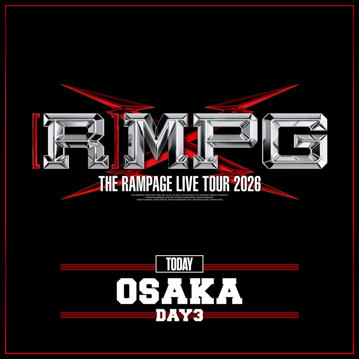 本日より川村壱馬復帰です🐺🔥 【5/13(水)・5/14(木)大阪公演】 『THE