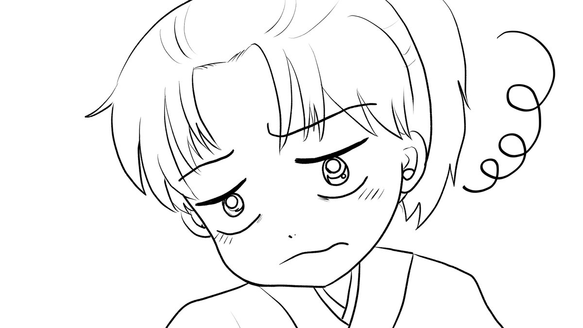 昨日描いた絵です( ゜Д゜)
恋の魔法とおまじない751-6ラフ
福娘童話集昔話彦一シリーズ「八人の真ん中」
大人数の場面、描けました(/・ω・)/
素材慣用句シリーズ「目が泳ぐ」

#恋の魔法とおまじない 