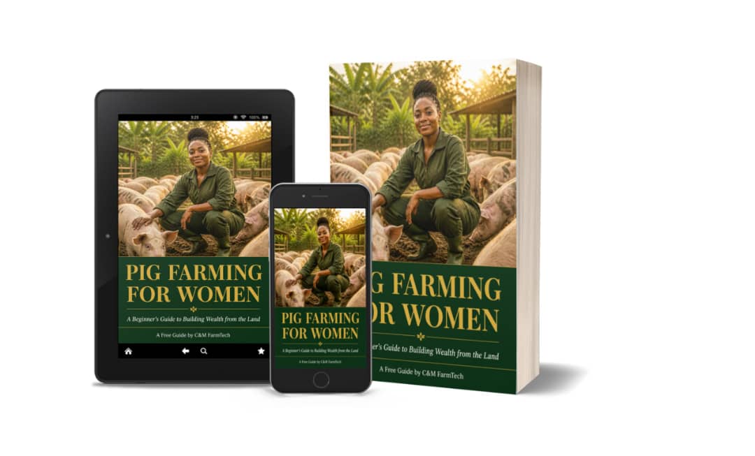 CMFarmTech's tweet photo. Pig farming isn’t just for men; women across Africa are thriving in it. 

That’s why C&amp;M Farmtech is creating an ebook to help women start &amp; grow profitable pig farming businesses.

Comment “PIG” to get notified when it drops.

#CandMFarmtech #WomenInAgriculture https://t.co/EbKBYcHMnG