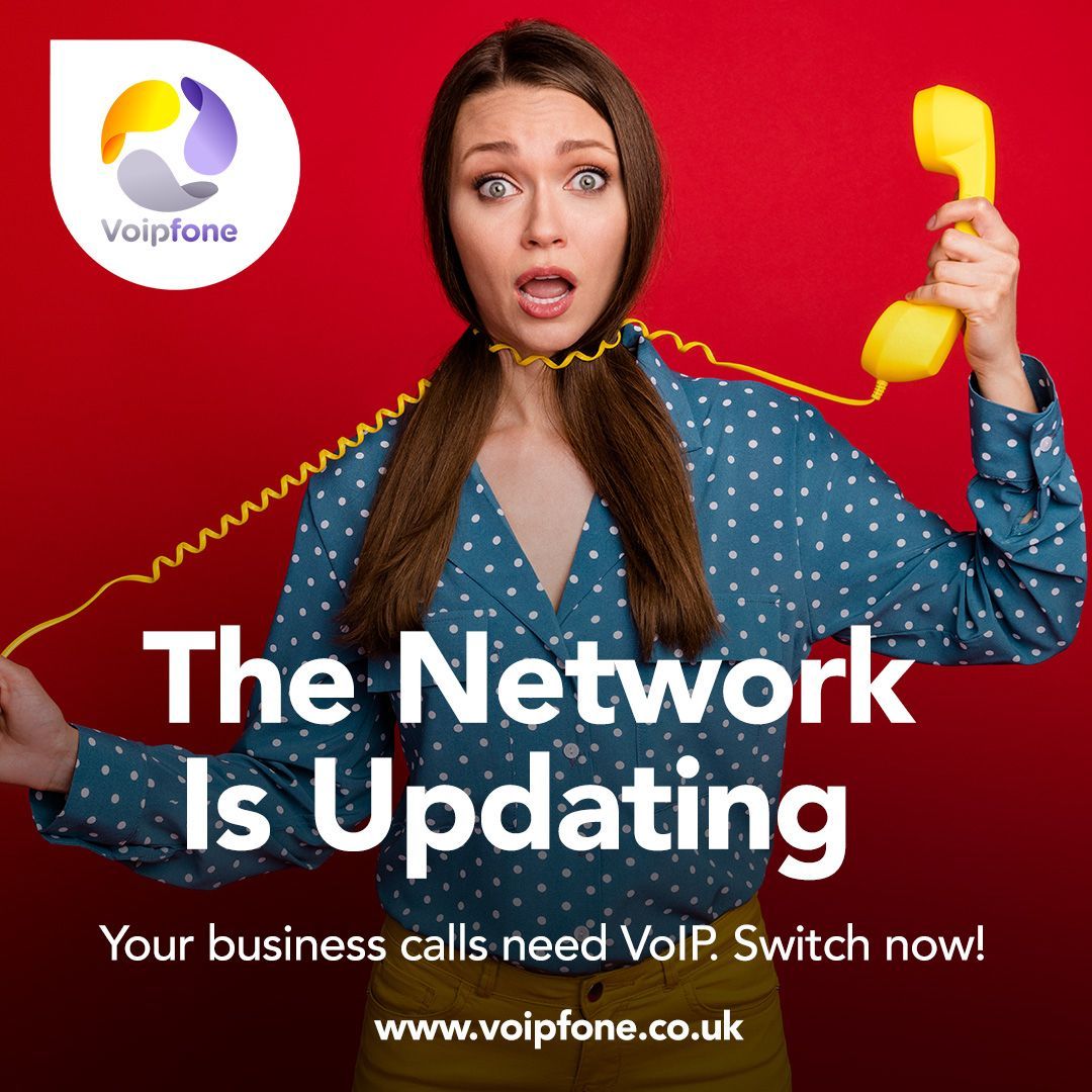 Voipfone's tweet photo. UK VoIP Provider | UK Landline Switch Off 📞

Wait… you’re still on that old setup? 👀

The network’s upgrading — and your business should too.

With Voipfone, you stay connected, flexible, and ready for anything.
(No tangled cords required.)

👉 https://t.co/F3a70cvk0H

#Voipfone #VoIP #Technology #communication