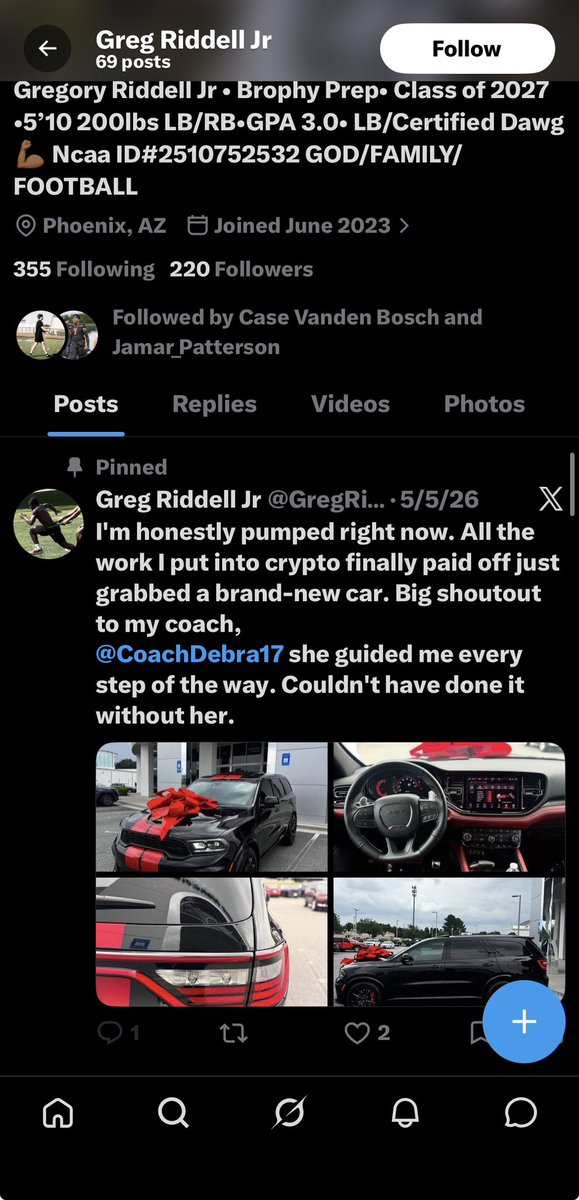 Greg Riddell jr tweet media