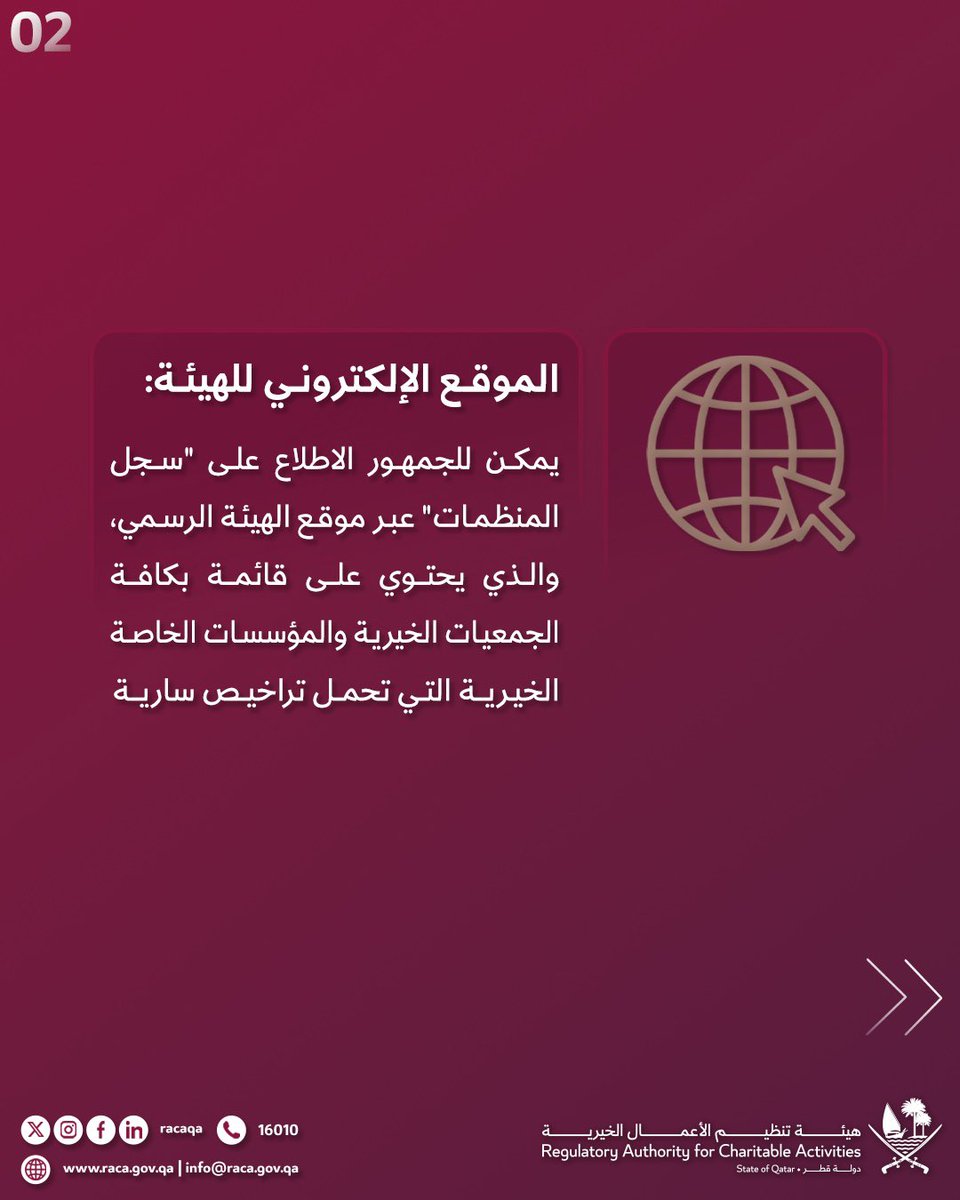 هيئة تنظيم الأعمال الخيرية tweet media