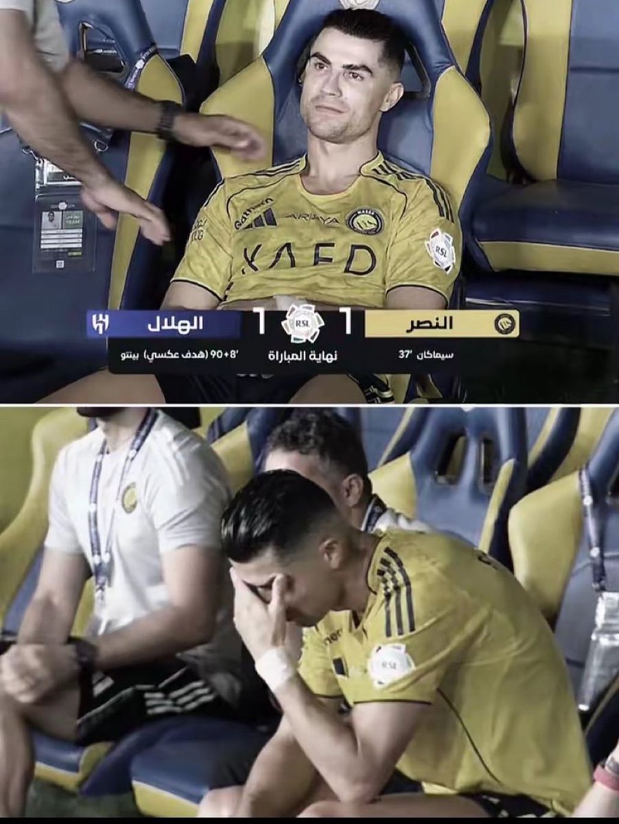 jjrkl's tweet photo. اللي صار في مباراة الهلال والنصر هو تأجيل فرحه فقط 

لكن التأجيل هذا فيه مرارة وغصه من شدتها راح يكابر المشجع النصراوي ومستحيل يقولك عنها
انا شخصياً اعتبر فرحة حسم الدوري على منافسك الازلي وغريمك التقليدي تعادل بطولة آخرى 

ماذا فعل النصر عشان يصاب بهذا اللعنه والنحس ؟ https://t.co/yLVUBgJo8X