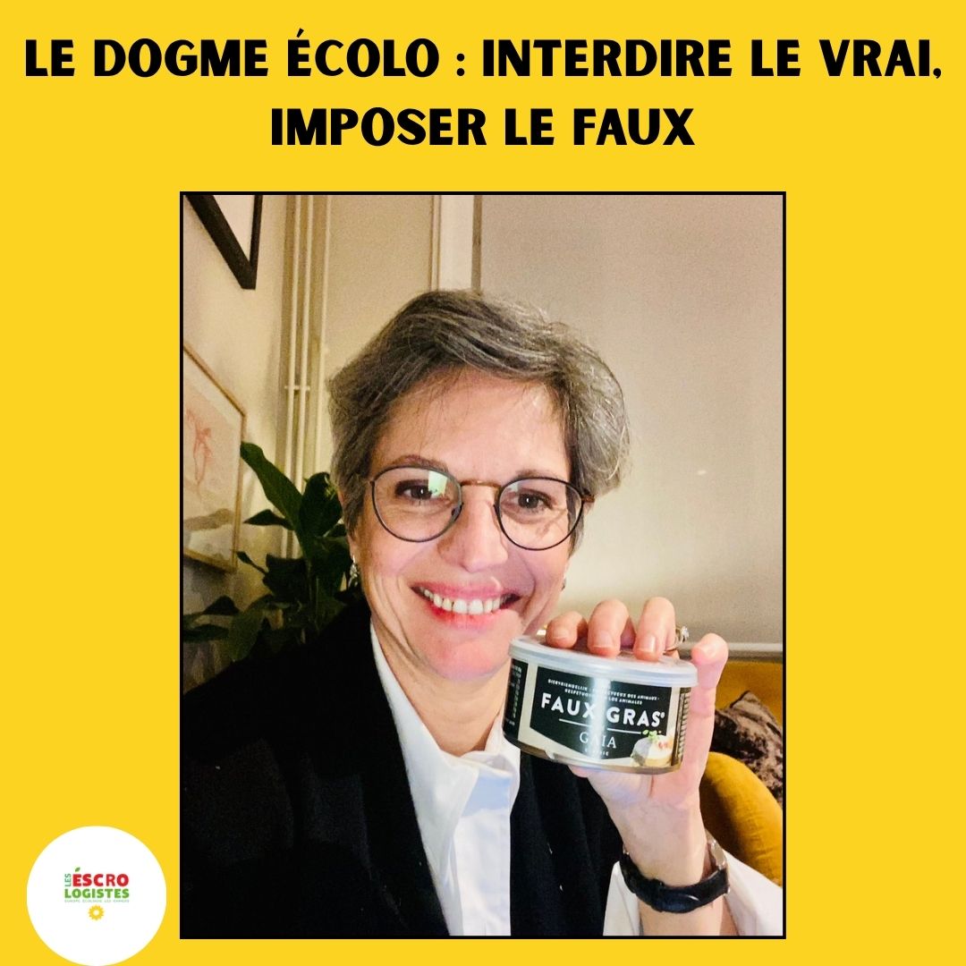 LesEscrolos's tweet photo. L’imposture verte : après avoir attaqué notre viande, notre élevage et nos barbecues, ces idéologues veulent nous imposer leurs faux steaks et leur « faux gras ». https://t.co/drQ9if974U