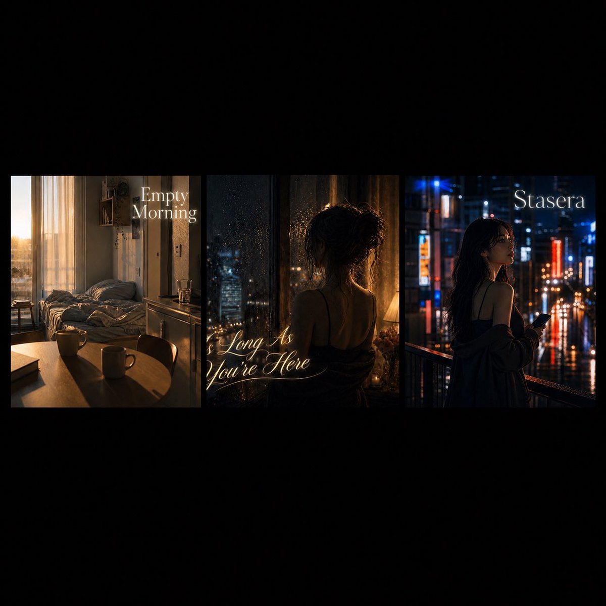 Uyu_Sounds's tweet photo. Uyu is now on Spotify 🌙
3 songs. One world.

Stasera / Empty Morning / As Long As You're Here
Now streaming on Spotify, Apple Music &amp; more.
🎵 https://t.co/eDoyWxKvOq

#Uyu #darkrnb #latenight #aimusic #spotify #newmusic #indiemusic #rnb #suno #streaming https://t.co/f5ROzWr9XA
