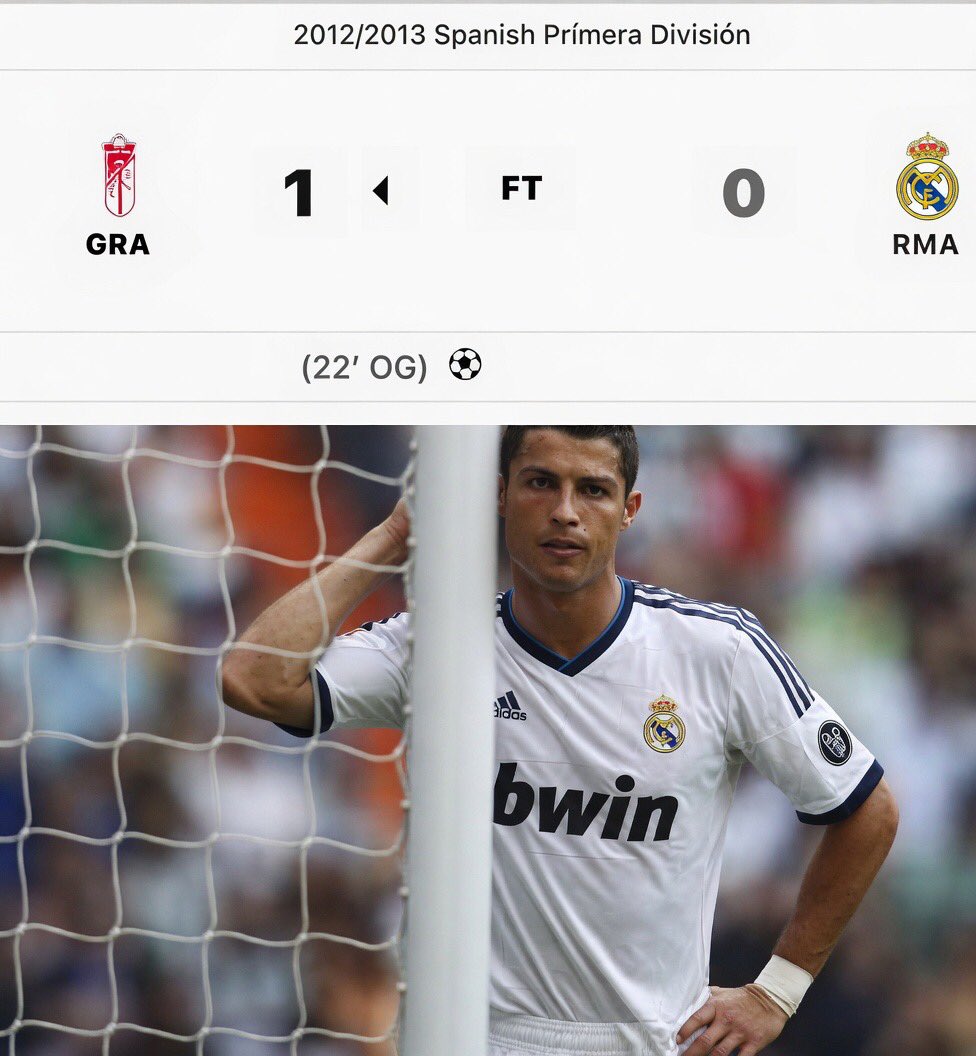 On February 2, 2013, Granada defeated Real Madrid 1-0 at the Estadio ...