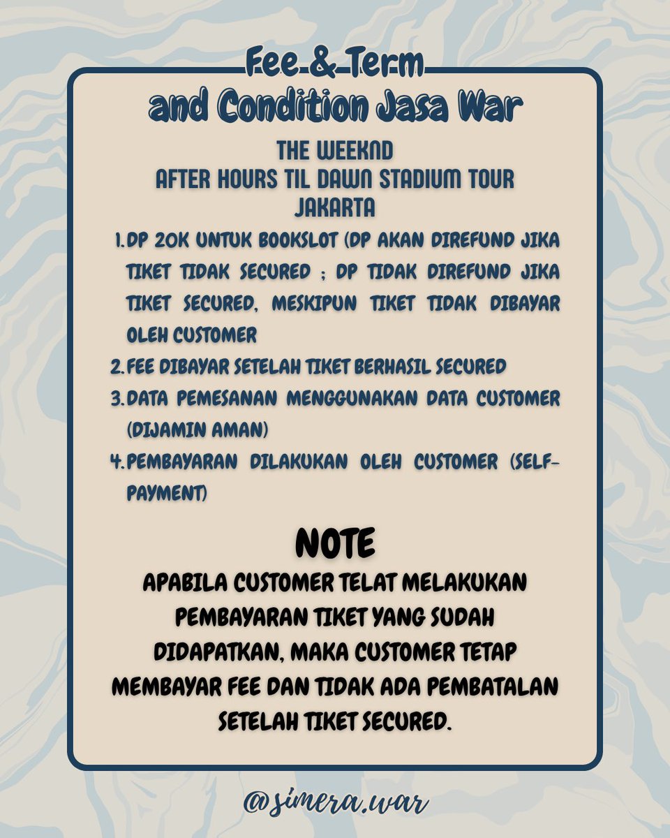 JASWAR TIKET KONSER, FANMEET, ETC๐ง๐ปโโ๏ธ tweet media
