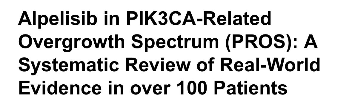 GoPI3Ks (Genetic Overgrowth PI3K Support) tweet media