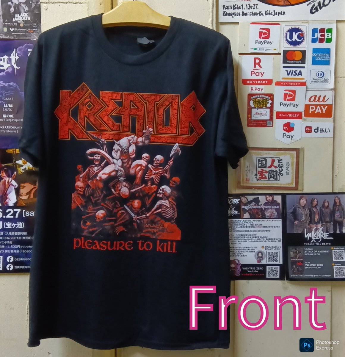 GMotomachi's tweet photo. #KREATOR, #正規商品,Pleaser to Kill,Track List,Front& #BackPrint, #公式, #オフィシャル, #ライセンス, #神戸, #三宮高架下, #ピアザKobe, #ピアザ神戸, #メタルTシャツ, #ロックTシャツ, #バンドTシャツ, | #MOTOMACHIGLOBE三宮( #元町GLOBE三宮)
⬇⬇⬇⬇ https://t.co/UfMsBuGum7 https://t.co/VLZ8ggfNpB