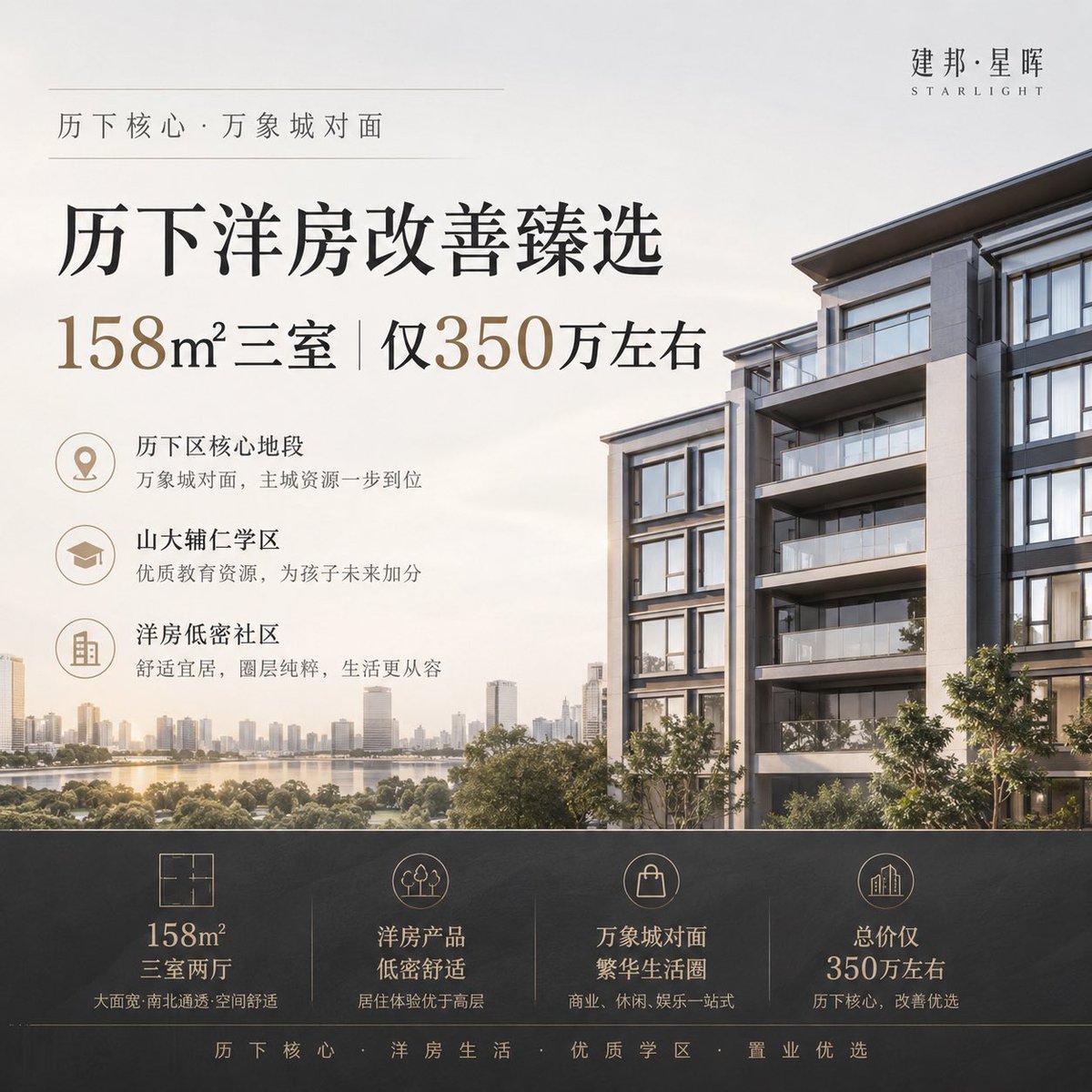 我记得上一次去这个楼盘的时候,单价32000~35000/平,而且是济南核心区位置,万象城对面,现在加推直接22000/平,就这个价格,直接把 ...