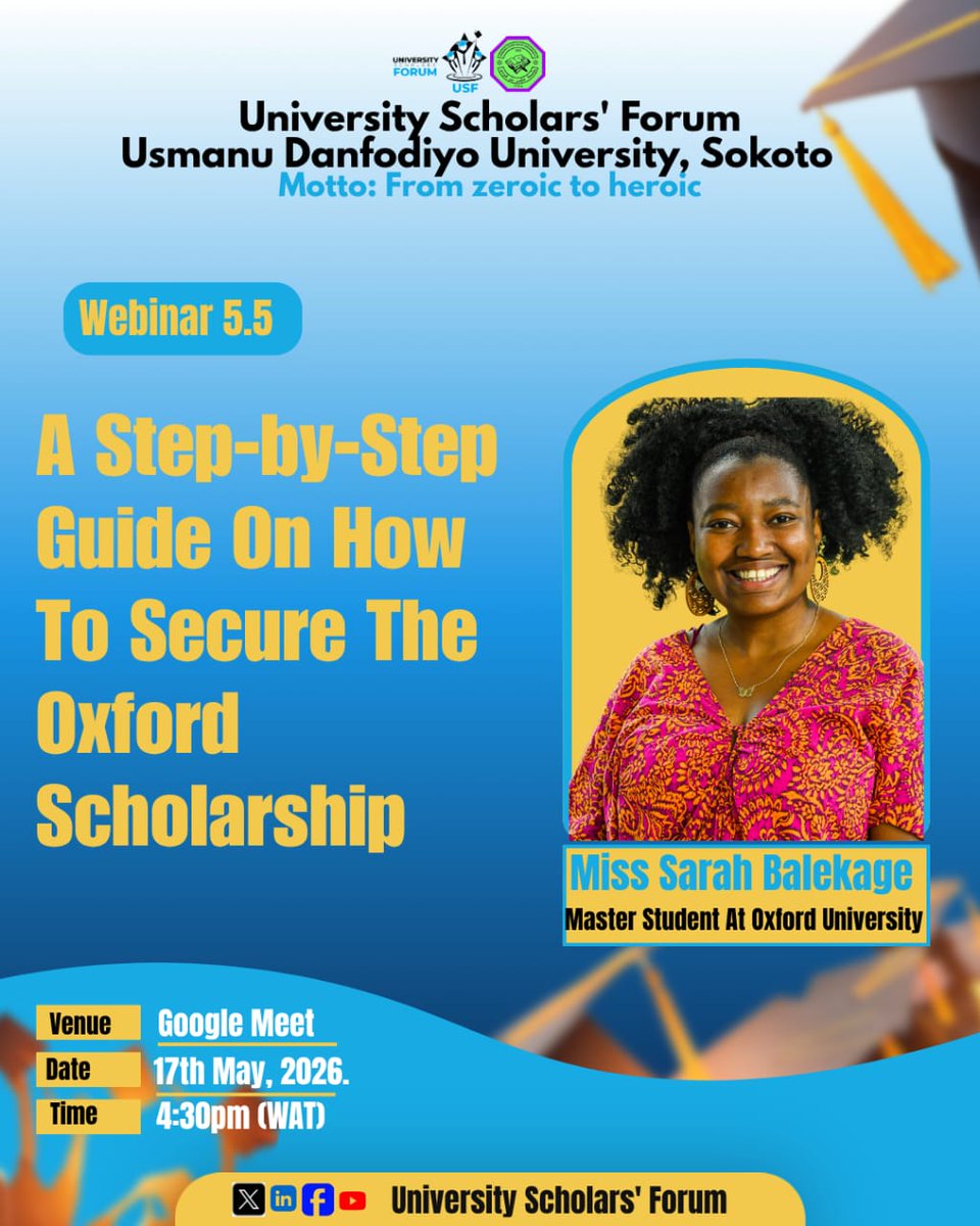 University Scholars' Forum tweet media