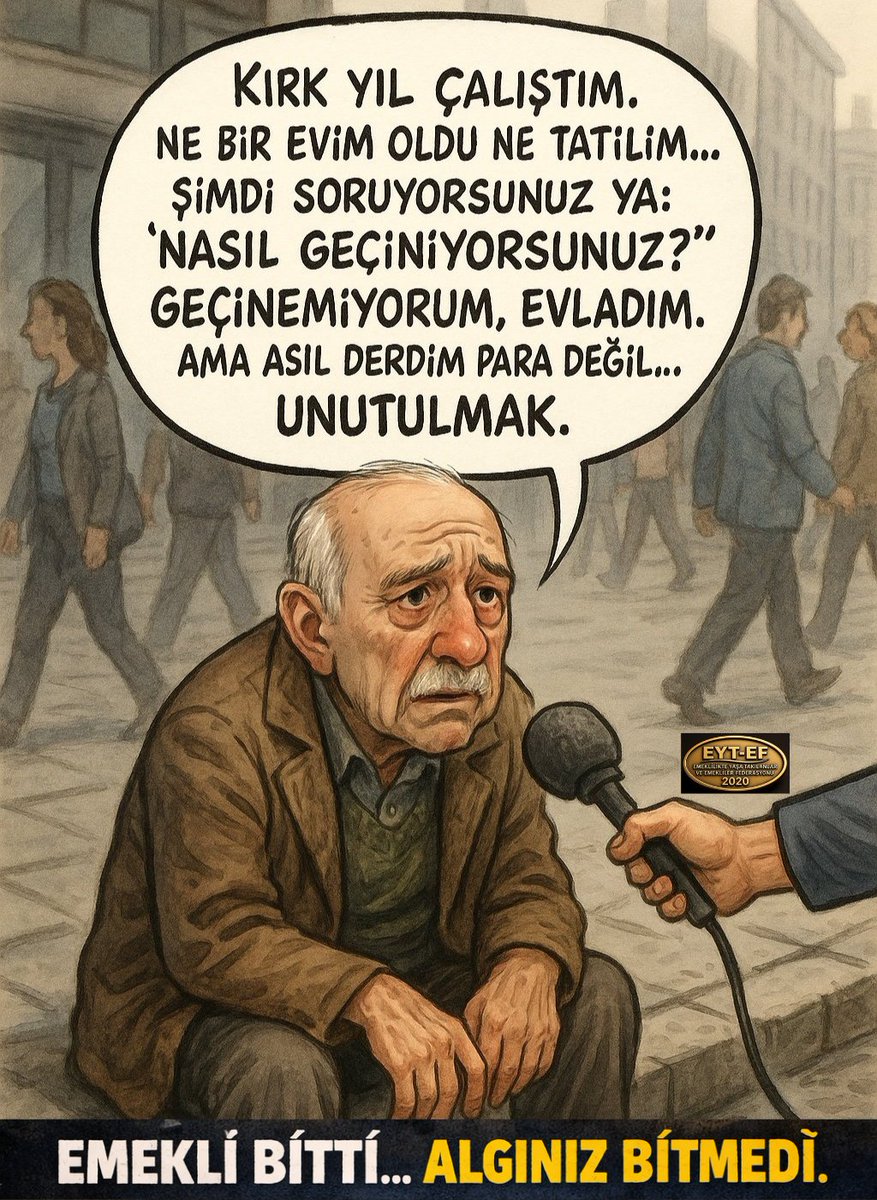 Türkiye’de tencere kaynamıyor, milyonlarca yurttaşımız icralık; emekli, işçi, memur perişan durumda!
<a href="/RTErdogan/">Recep Tayyip Erdoğan</a> <a href="/dbdevletbahceli/">Devlet Bahçeli</a>
<a href="/avabdullahguler/">Abdullah Güler</a> <a href="/_cevdetyilmaz/">Cevdet Yılmaz</a>
<a href="/isikhanvedat/">Prof. Dr. Vedat Işıkhan</a> <a href="/eczozgurozel/">Özgür Özel</a>
#5000KısmiKördüğüm
#EmekliBittiAlgınızBitmedi