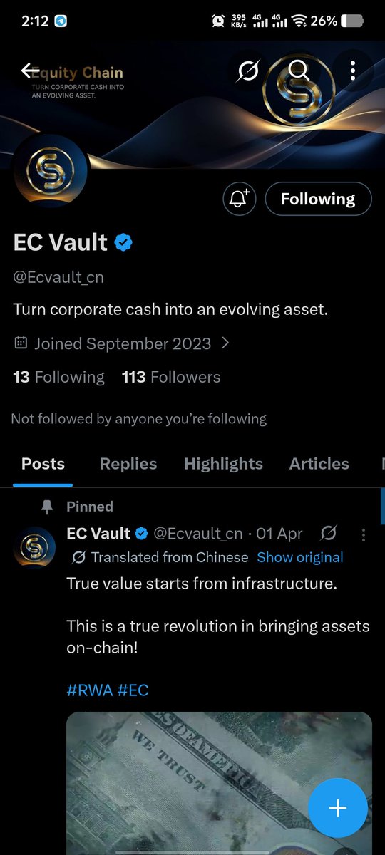 CryptoIQone's tweet photo. @Fomo__in @Ecvault_cn @ECVault Glad to participate in this giveaway.
BEP20 address: 0x221e05A35867FcF19f4Cf55Bd76fB24beFd2b767
Wishing everyone good luck.

@MdShameem376436
@alifcoder @maisha_anj63027

#Giveaway #RWA #USDTGiveaway #BTC #ETH https://t.co/a7QqujCbwA
