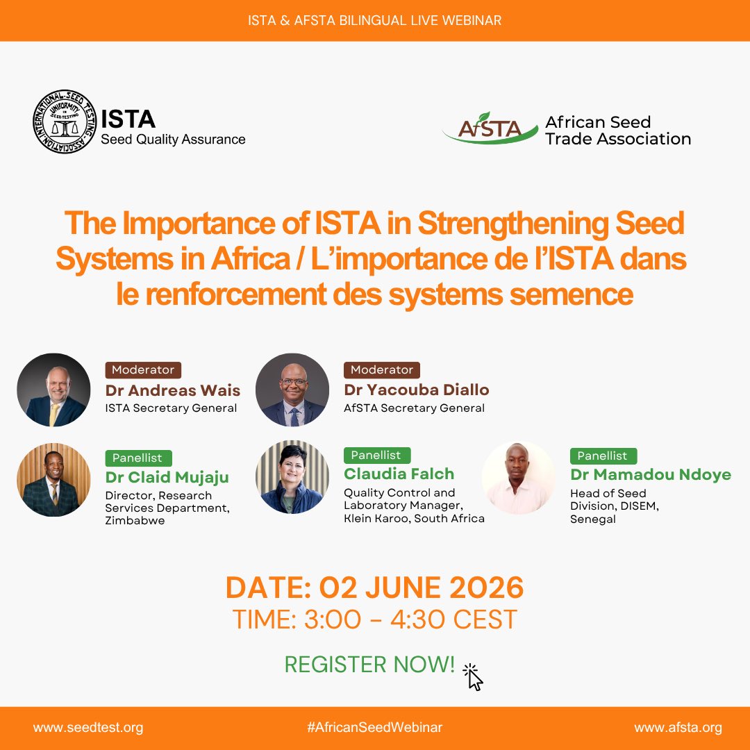 African Seed Trade Association (AfSTA) tweet media
