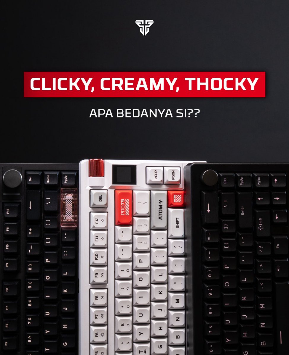 fantechid's tweet photo. Lo tim yang mana nih!?
#mechanicalkeyboard #keyboard #fantech https://t.co/p7msNLvanM