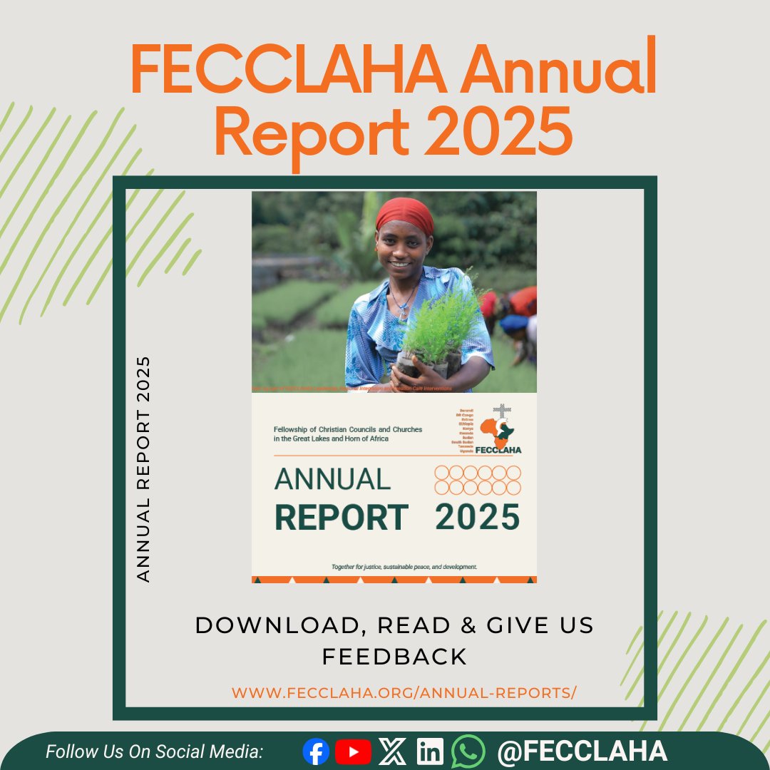 FECCLAHA's tweet photo. The FECCLAHA Annual Report 2025 is out!

Welcome to download, read, and give us feedback on the same. 

The report is available in both English and French from our website - https://t.co/Wa0YB7txms https://t.co/pfjVCrWt4s