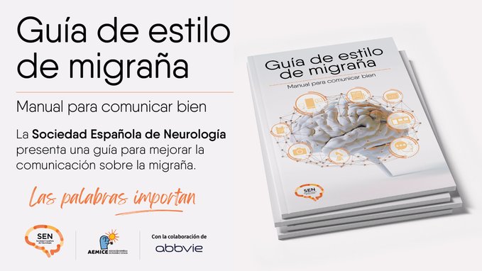 SenProyectos's tweet photo. 🧠 Nuevo recurso para periodistas y divulgadores:
la Guía de Estilo sobre Migraña de la SEN.
Recomendaciones prácticas para informar con precisión, sensibilidad y responsabilidad.
Colabora @AbbVie_ES 

📥 Disponible online: https://t.co/hiAX5Eb1Nw

#Salud #Divulgación #Migraña https://t.co/yXSlI9oeCH