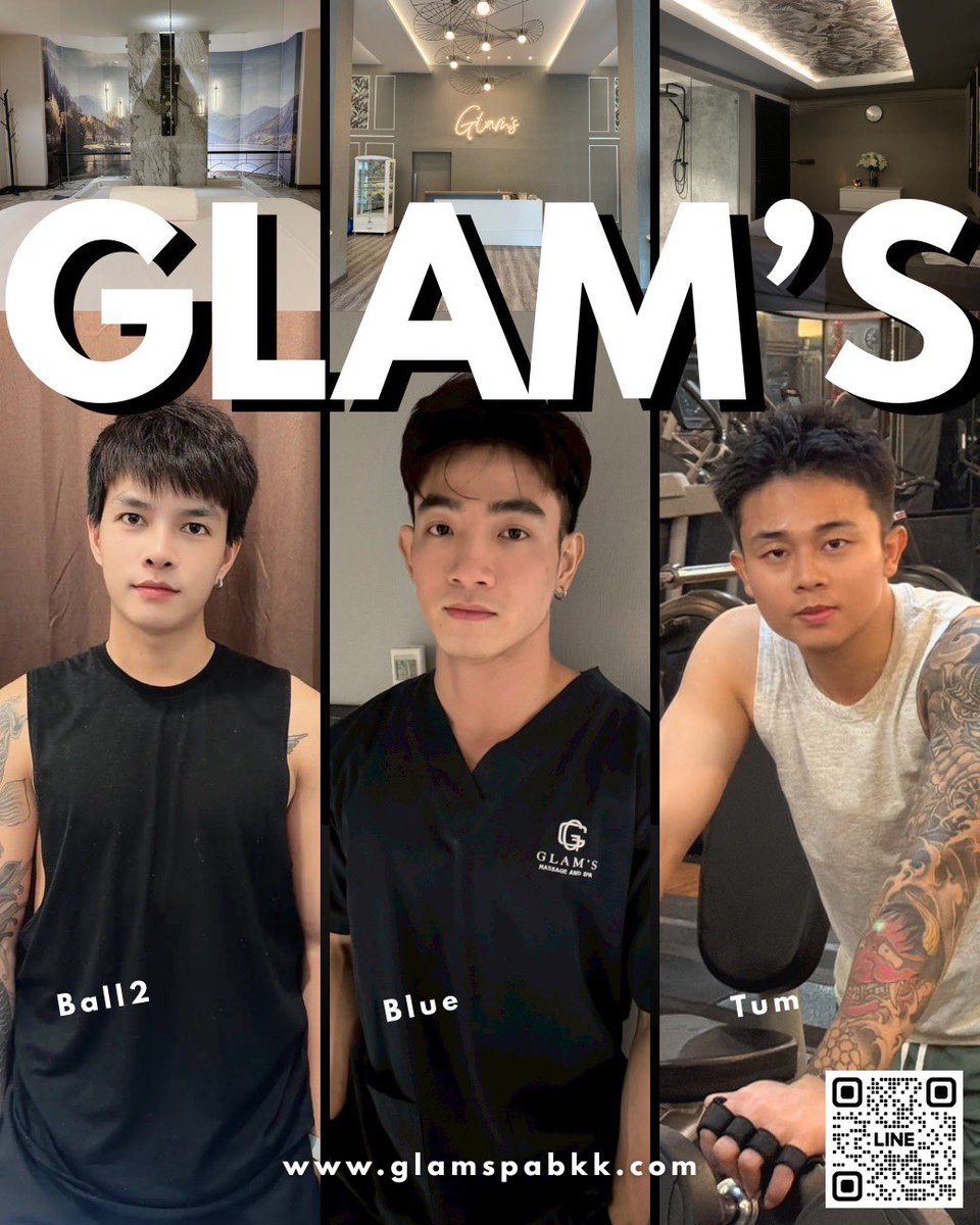 Glam38012's tweet photo. สัปดาห์นี้ผ่อนคลายให้เต็มที่ที่ Glam’s"✨✨

พบกับพวกเราได้ทุกวัน 11:00 - 23:30

สนใจจองคิวบริการ-สอบถามเพิ่มเติมได้เลยครับ 🙏🏻🙇🏻‍♂️

“这个假期，来 Glam's 尽情放松吧！”✨✨

每日上午 11:00 至晚上 11:30 欢迎光临。

想预订服务或了解更多信息吗 🙏🏻🙇🏻‍♂️

https://t.co/9bMYx6KvtD https://t.co/vFYGRQgXPM